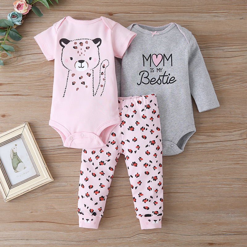 Three-piece Bodysuit and Leggings Set