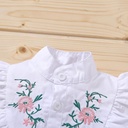 White-blue girl's set
