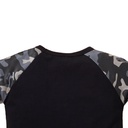 Baby Boy Letter and Camo Print Tee With Shorts