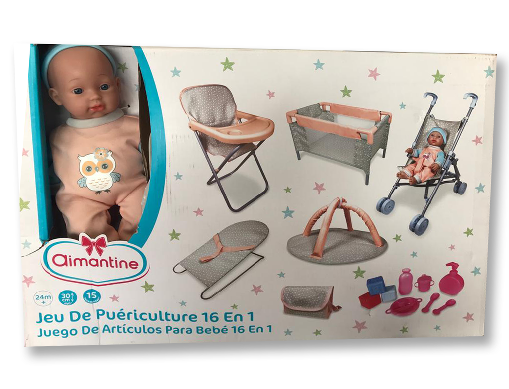 Aimantine baby doll set16 in 1