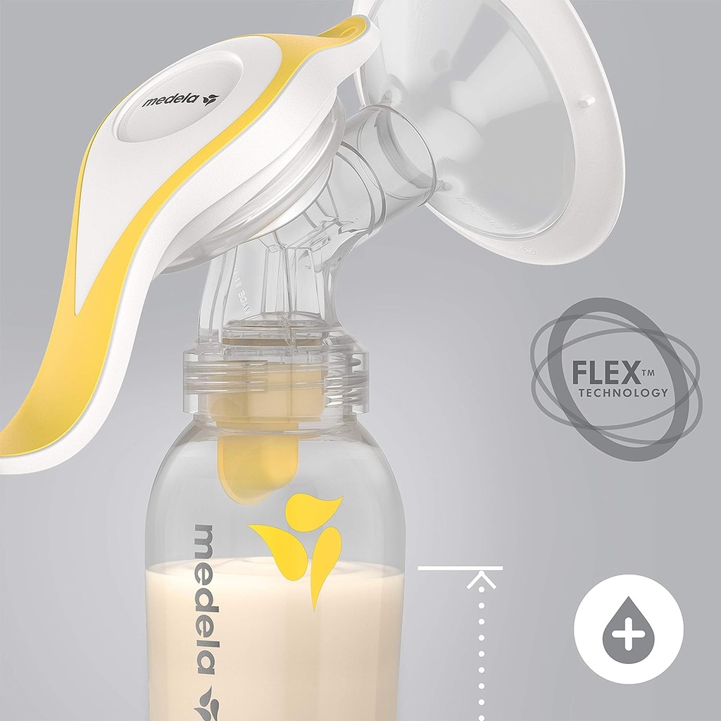 Medela Manual breast pump with Flex Shields Harmony