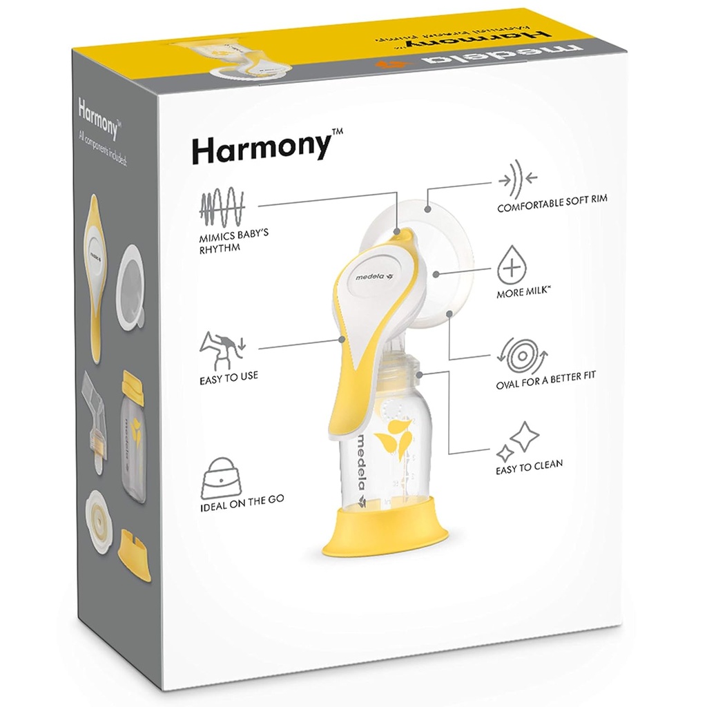 Medela Manual breast pump with Flex Shields Harmony