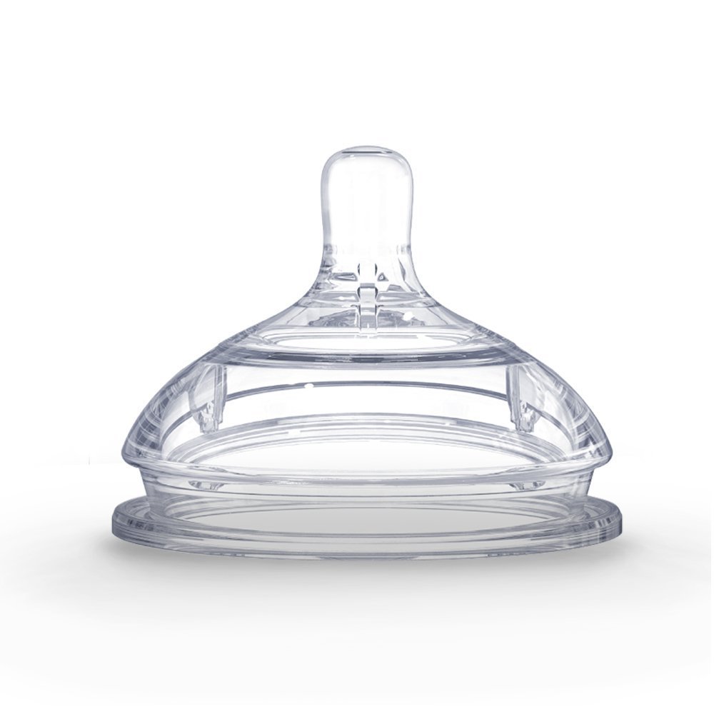 comotomo Natural Teat Silicone Nipples Variable Flow 2 Count