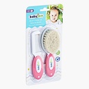 Brush Comb Set with Natural Bristle