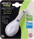 Vital Baby PROTECT grooming nail clippers white 0 Months or above