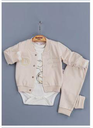 Donino Baby girl three piece suit rose Set
