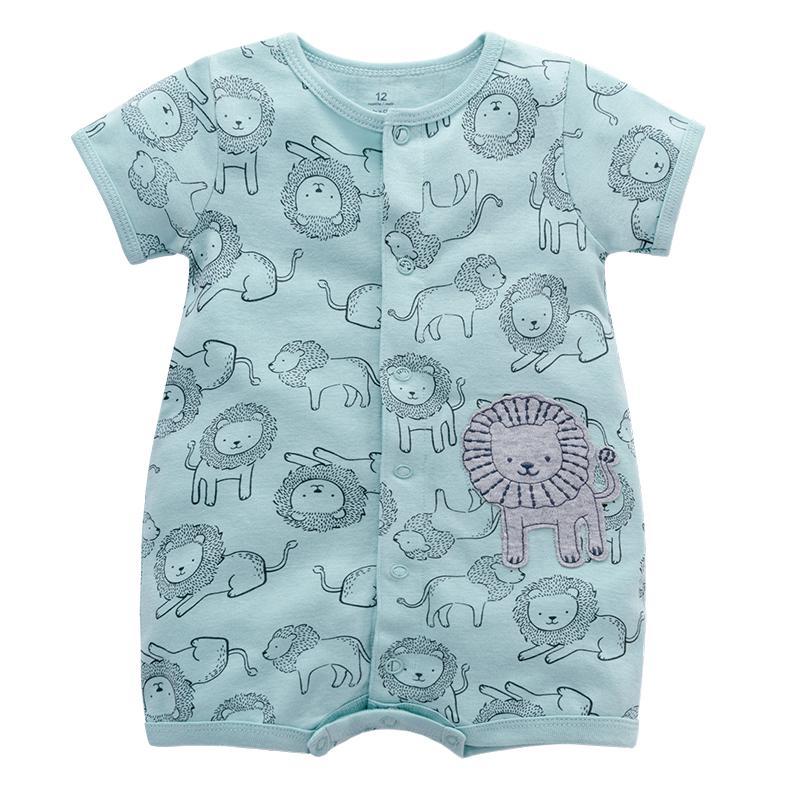 Carters navy striped romper with giraffe or Simba Romper slight wear