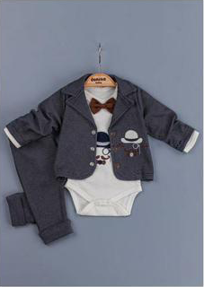 Donino Baby Boys Three Piece Suit Set