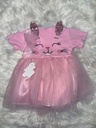 Cute summer Cat Face girls dress