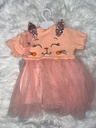 Cute summer Cat Face girls dress