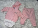 Pakel baby girl 3 pcs pink set