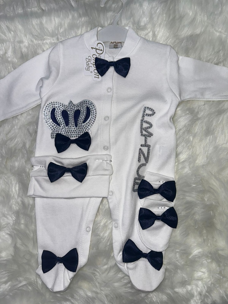 Newborn Crown Jewels Layette 4 Piece Gift Set