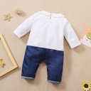 Clothes Baby Boy Rompers Suspender Bow Tie Gentleman Baby Handsome Snap Buttons Infant Boy Rompers