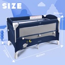 4 in 1 Pack and Play-Baby layer foldable bed - Baby Bedside Sleeper