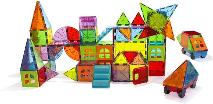 Magnetic Tiles Construction Blocks 110 piece- Dream Builder