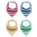 100% Cotton Absorbent Hypoallergenic bandana Soft  baby bibs