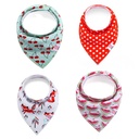 Cotton Super Absorbent bandana Soft  baby bibs