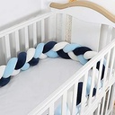 3 Meters Crib Bumper Cubes for Baby Bed Knotted Pillow Baby Bed