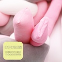 3 Meters Crib Bumper Cubes for Baby Bed Knotted Pillow Baby Bed