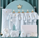 Gift Box Set Male and Female Baby Full Moon Gift Box and Bear Toy Included