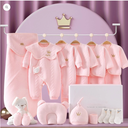 Gift Box Set Male and Female Baby Full Moon Gift Box and Bear Toy Included