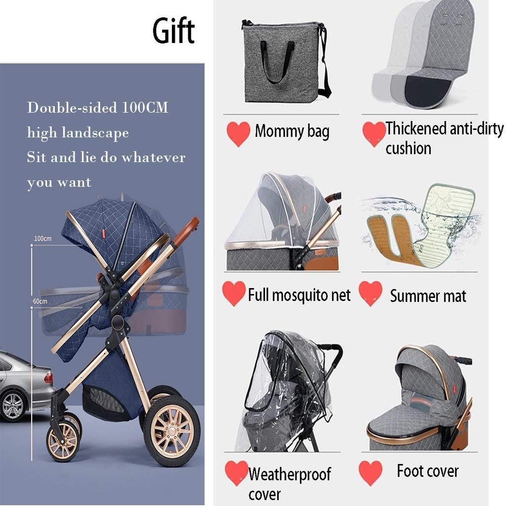 Luxury Multifunction Light Weight European Baby Pram Stroller