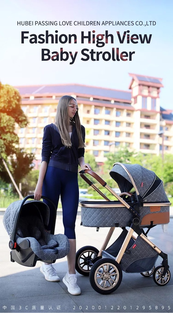 Luxury Multifunction Light Weight European Baby Pram Stroller