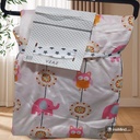 Cute Plush Multi-Colors Baby Blanket Swaddle