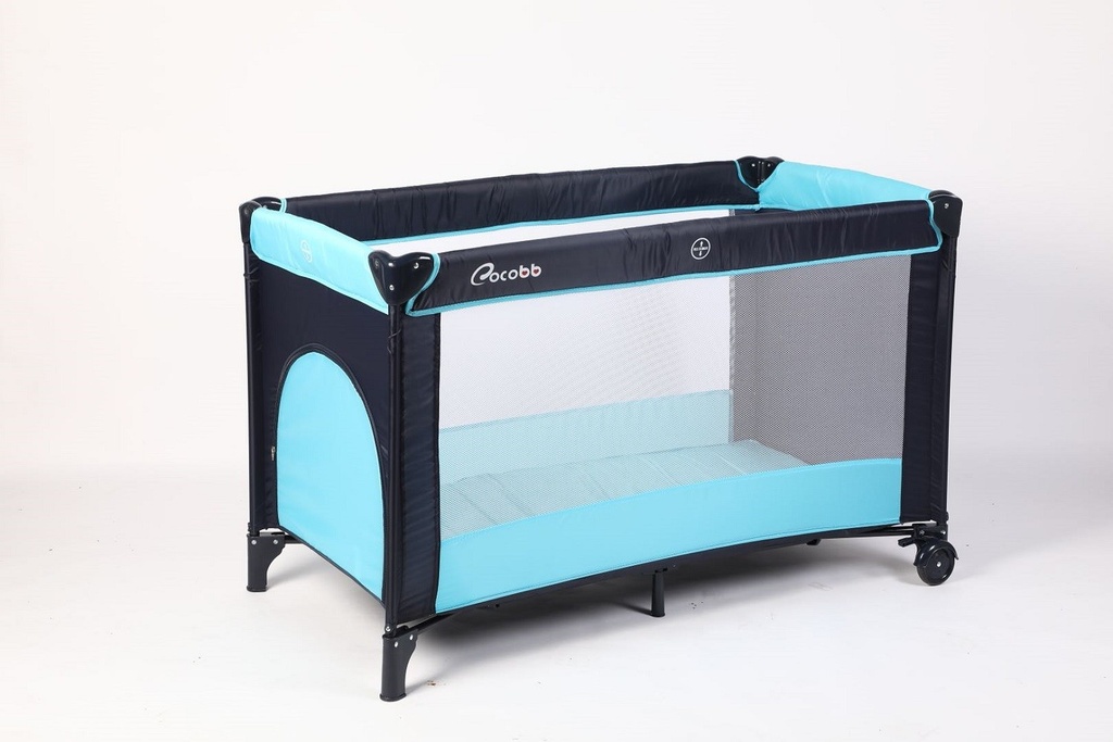 Transparent folding kids playpen travel cot baby sleeping bed