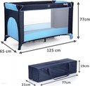 Transparent folding kids playpen travel cot baby sleeping bed