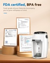 One-Touch Formula Dispenser Quick Formula Mixer for Night Feeding