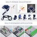 High landscape babylife 3 in 1 baby car stroller 2 way baby stroller (Bag not included)