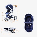 High landscape babylife 3 in 1 baby car stroller 2 way baby stroller (Bag not included)