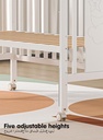 Children Wooden Crib, Bed Multifunctional & Adjustable Levels, (bedding set sold separately)