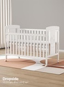 Children Wooden Crib, Bed Multifunctional & Adjustable Levels, (bedding set sold separately)