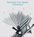 3 in 1  Baby Stroller High landscape with Car Seat Folding for 0-3 Years