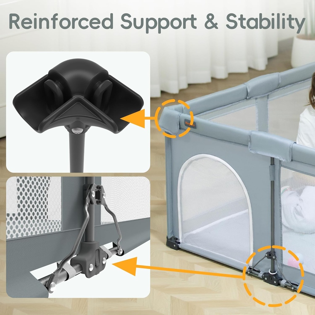 Baby Playpen Extra Large Play Yard Indoor Outdoor Kids Activity New edition 