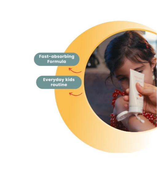 Roots & Glow Kids Body Lotion 75ml Gentle Hydration & Skin Barrier Support Nutrient-rich moisturizer for children’s delicate skin, inspired by Palestinian pomegranates