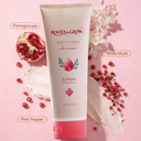 Roots & Glow Women’s Body Lotion Deep Hydration and Radiance Silky, nutrient-rich lotion inspired by the beauty of blooming pomegranates. 