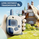 Dinosaur Walkie Talkie Toys 2 Pack, Long Range Walkie Talkies for Kids, Outdoor Camping Toys & Games, Birthday Gifts For Boys And Girls.