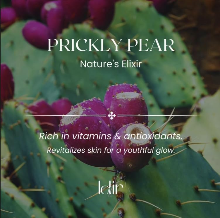 IDIR Organic Prickly Pear Seed Oil - Anti-Aging & Restorative- Rich in Vitamin E Antioxidant, Linoleic and Saturated Fatty acids - Nourish Your Skin - Bio Oil - 30ml 