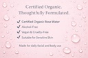 IDIR Organic Rose Water for Face with Hyaluronic Acid- Face Toner 100% Pure & Natural Hydrating Mist - Gentle, Plumping & Soothing Spray for All Skin Types - 250ml