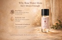 IDIR Organic Rose Water for Face with Hyaluronic Acid- Face Toner 100% Pure & Natural Hydrating Mist - Gentle, Plumping & Soothing Spray for All Skin Types - 250ml