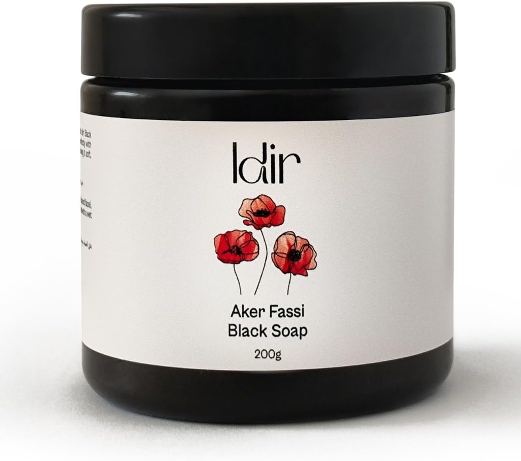 IDIR Aker Fassi Body Scrub and Face Scrub | with Argan Essential Oil and Sweet Almond Oil | Dull Skin – Brightening Formula - Deep Exfoliating Scrub Enriched with Vitamin E and Antioxidants