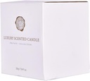 Citrus White tea Candles for Home Scented-White Tea, Pure Essential Oils Natural Soy Candles, White Glass Jars.