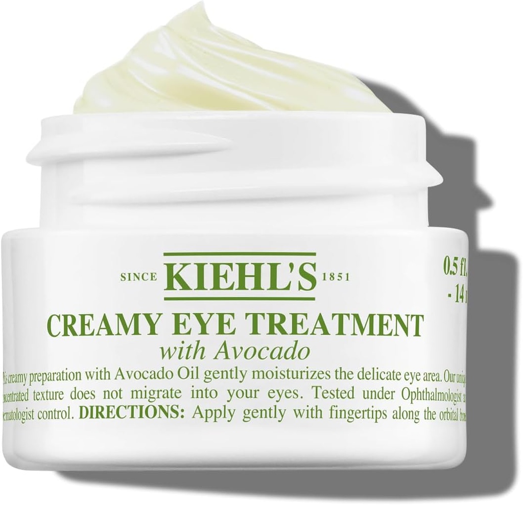 Kiehl's Creamy Eye Treatment with Avocado 0.5oz 15ml, #64 Cream Beige, 0.5 Ounce (Pack of 1)
