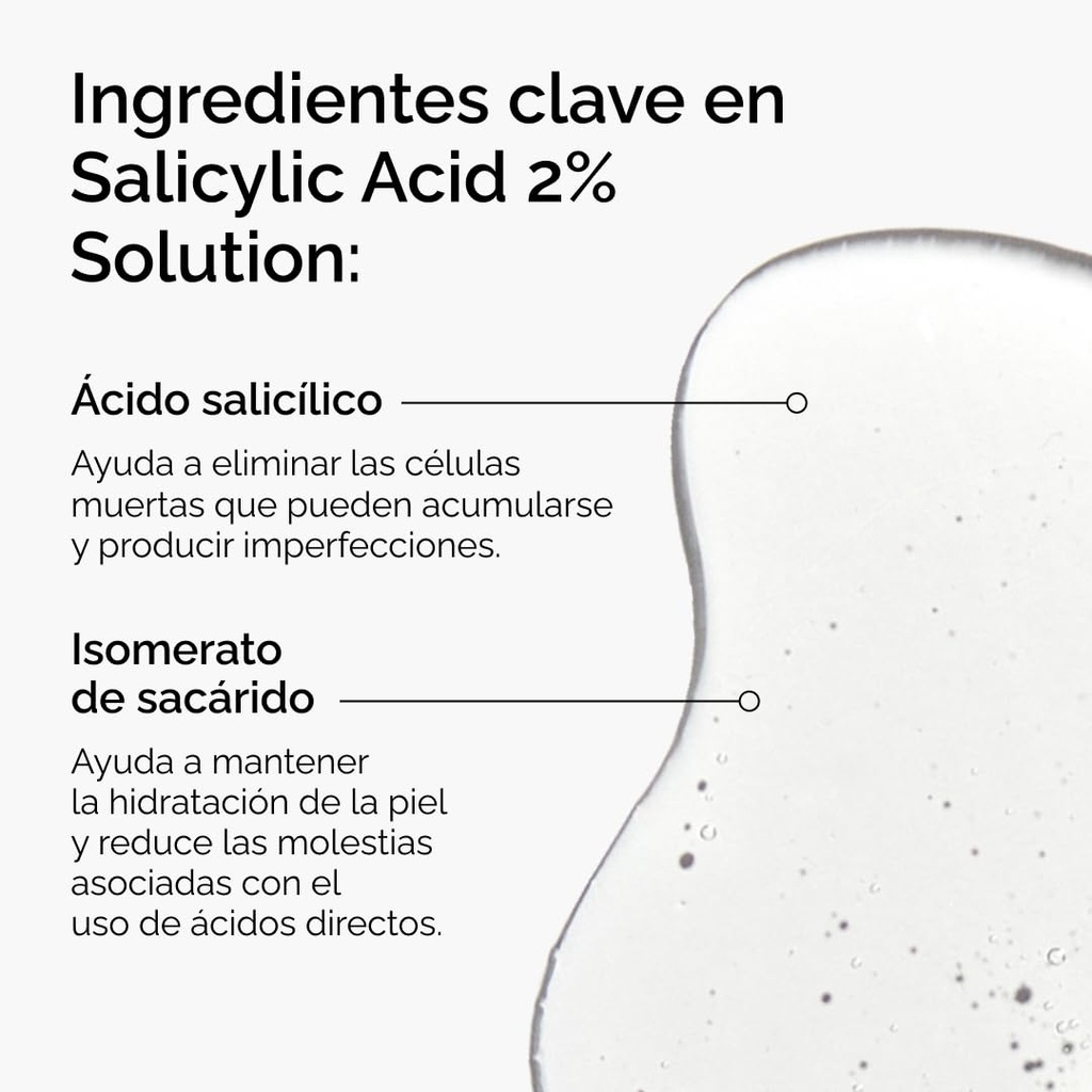 The Ordinary Salicylic Acid 2% Solution, Acne-Fighting Serum for Blemish-Prone Skin