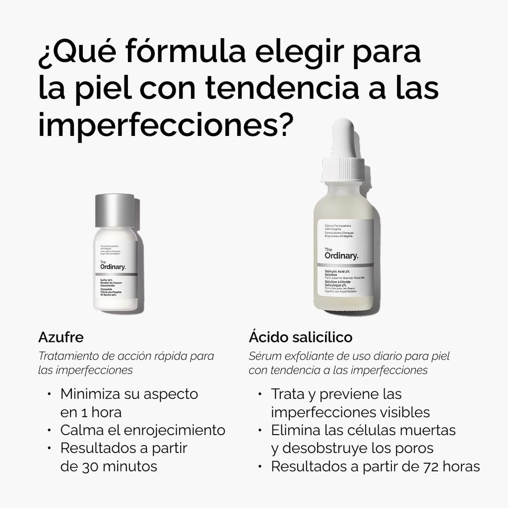 The Ordinary Salicylic Acid 2% Solution, Acne-Fighting Serum for Blemish-Prone Skin