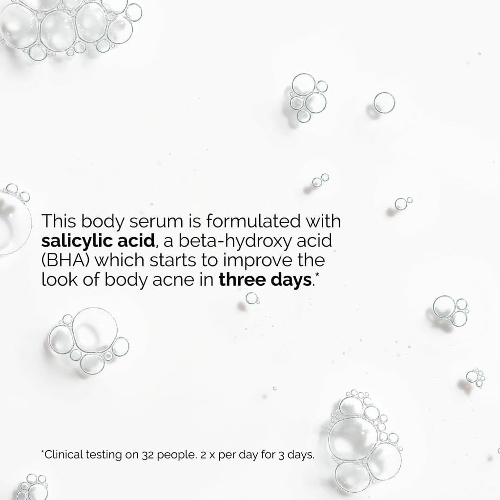 The Ordinary Salicylic Acid 0.5% Body Serum, Exfoliating Treatment for Acne-Prone Skin, 8.1 Fl Oz Brand.