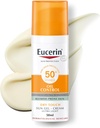 Eucerin Face Sunscreen Oil Control Gel-Cream Dry Touch, High UVA/UVB, SPF 50+, Light Texture Sun Protection, Suitable Under Make-Up, For Blemish-Prone Skin, 50ml